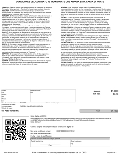 Plantilla Carta Porte