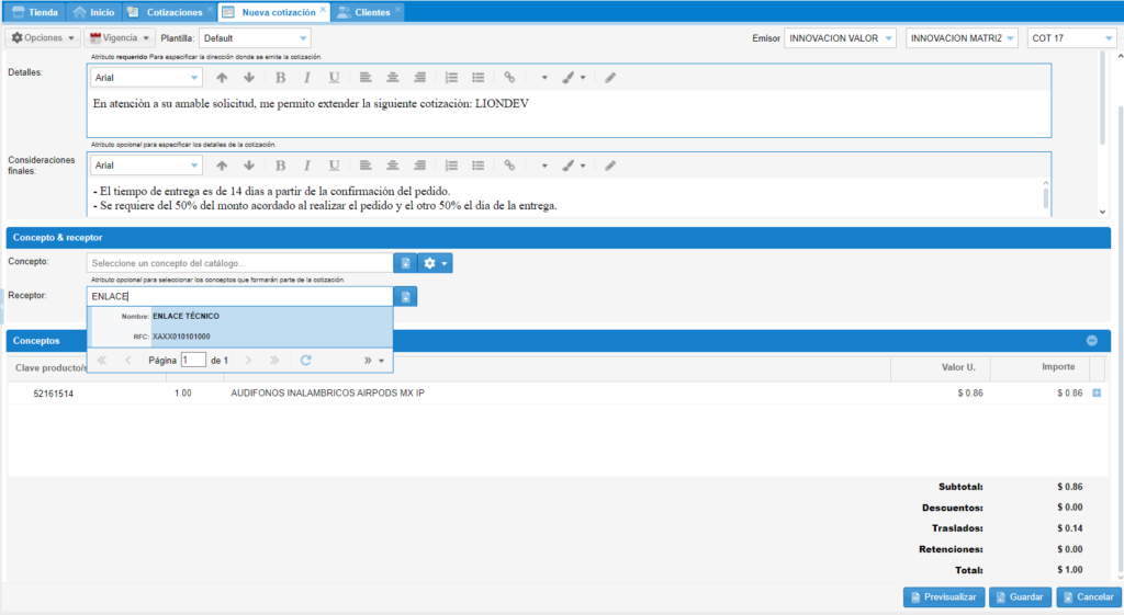 Facture App