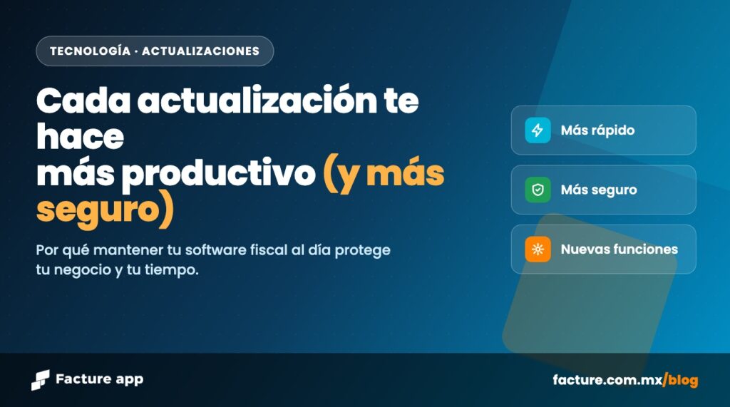 Actualizaciones de software fiscal Facture app